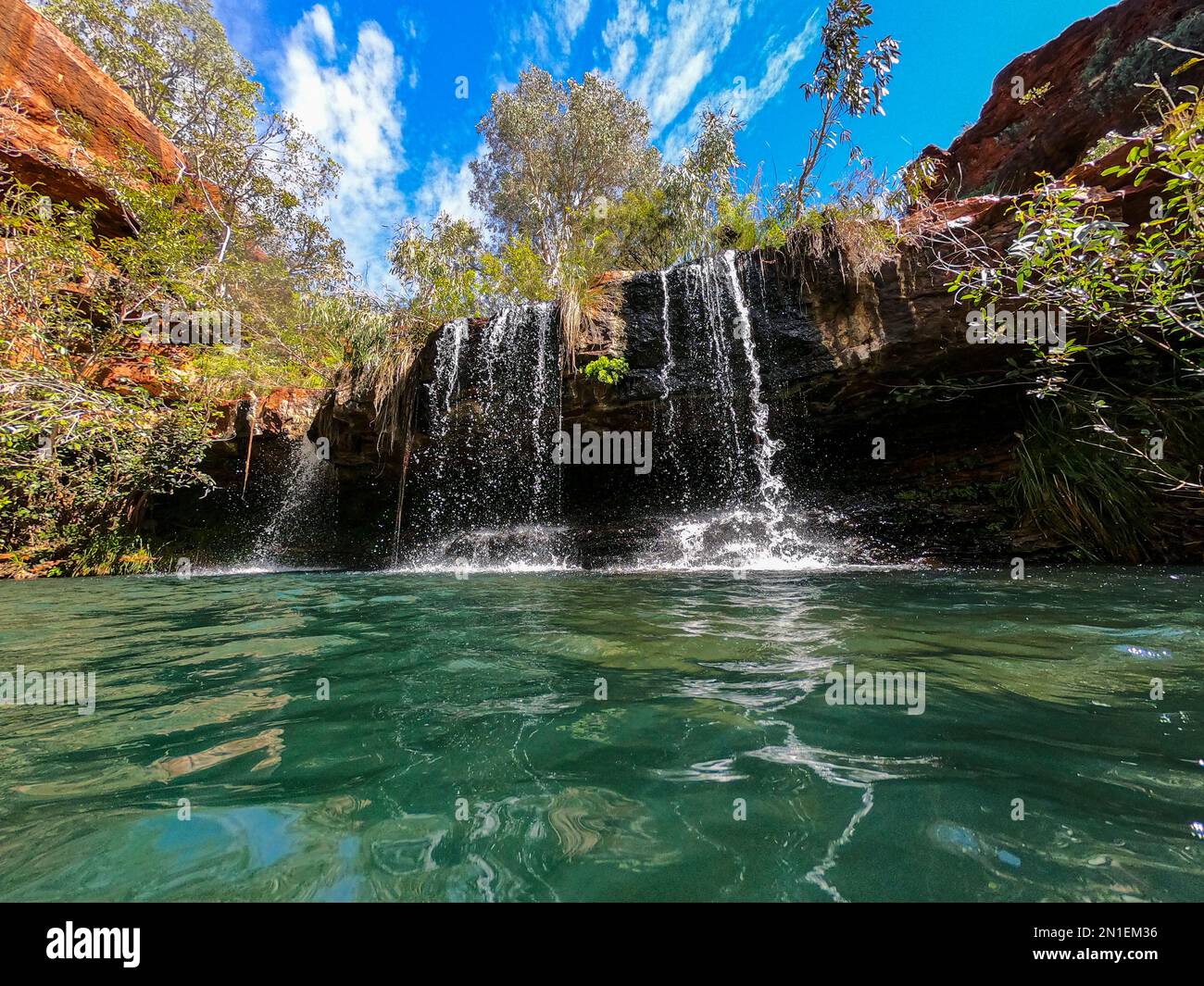 Fern Pool, Dale Gorge, Karijini National Park, Western Australia, Australia, Pacific Stock Photo