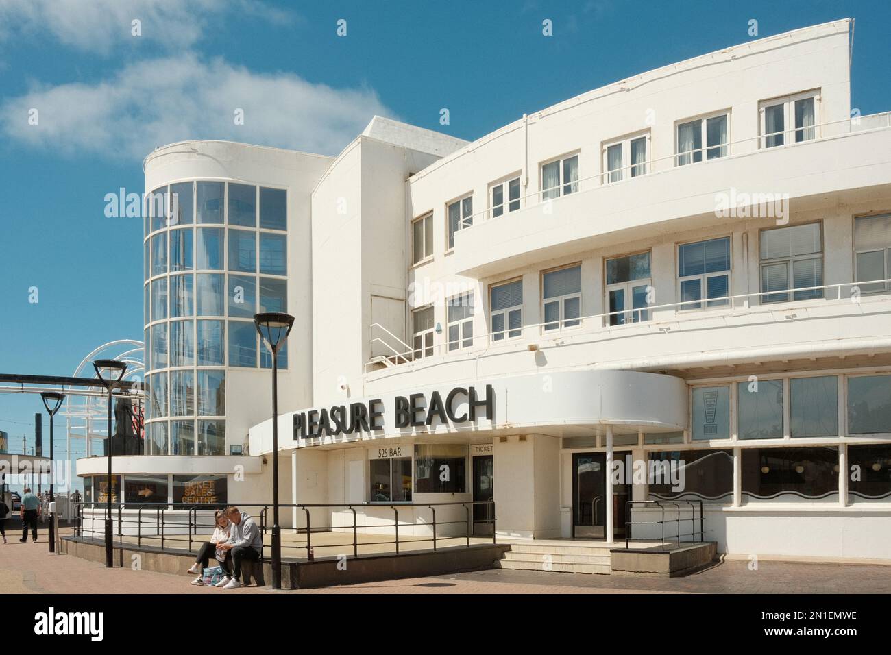 Blackpool Pleasure Beach, Blackpool, Lancashire, England, United Kingdom, Europe Stock Photo