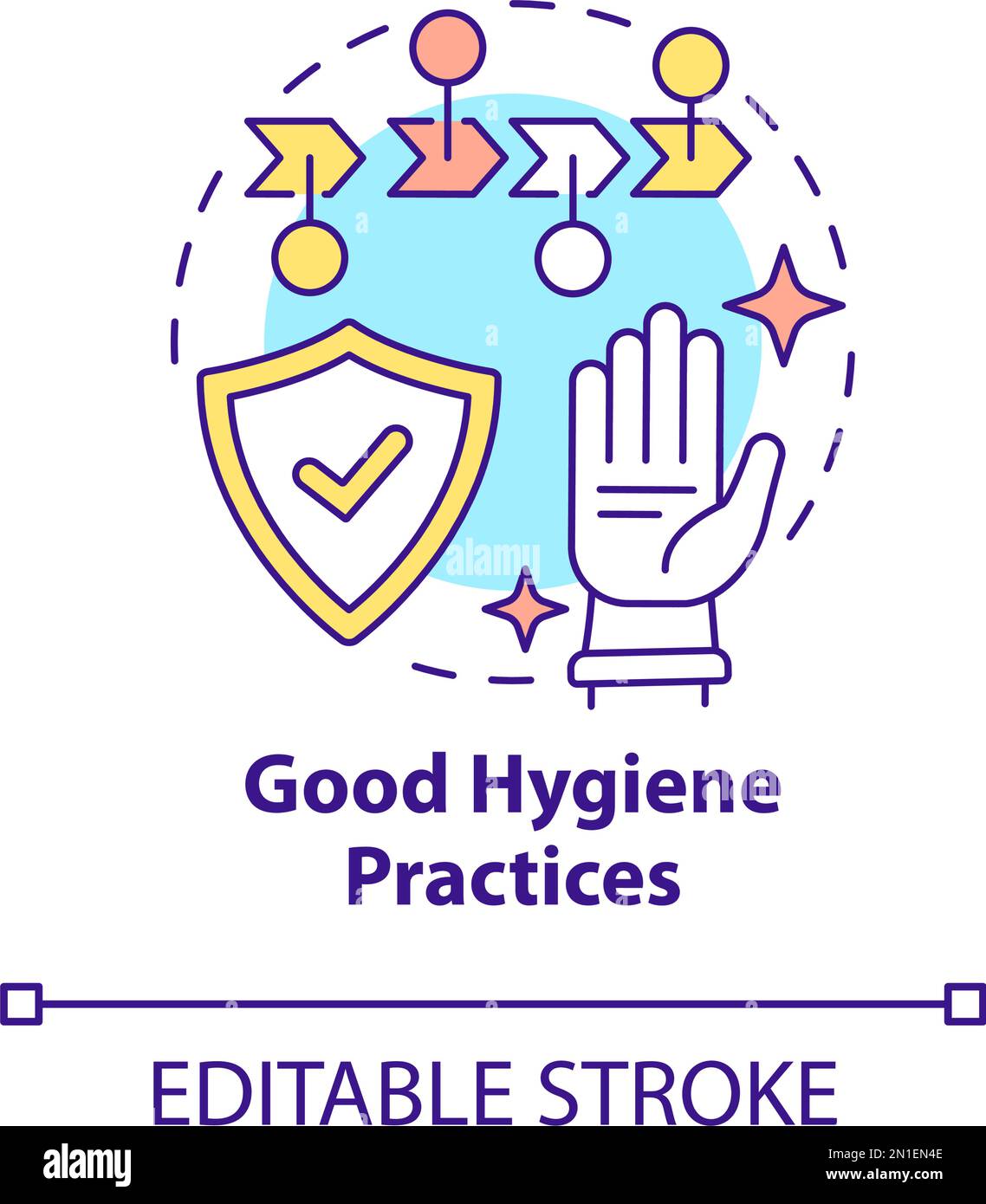 Good hygiene practices concept icon Stock Vector Image & Art Alamy