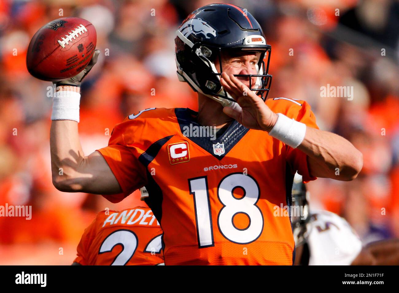 Denver Broncos Peyton Manning Ravens