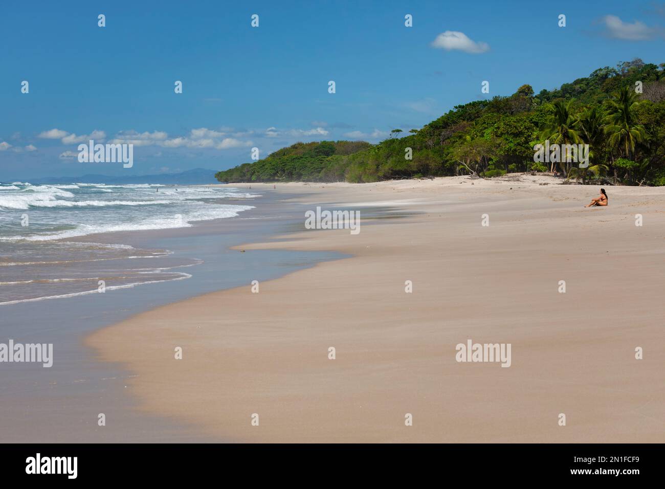 Playa Santa Teresa, Peninsula de Nicoya, Guanacaste, Costa Rica, Central America Stock Photo