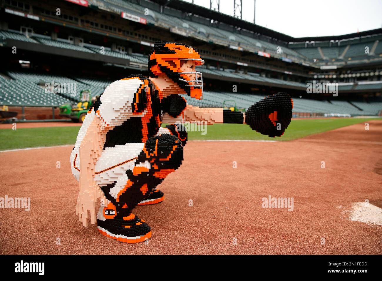 San Francisco Giants Buster Posey catcher Lego