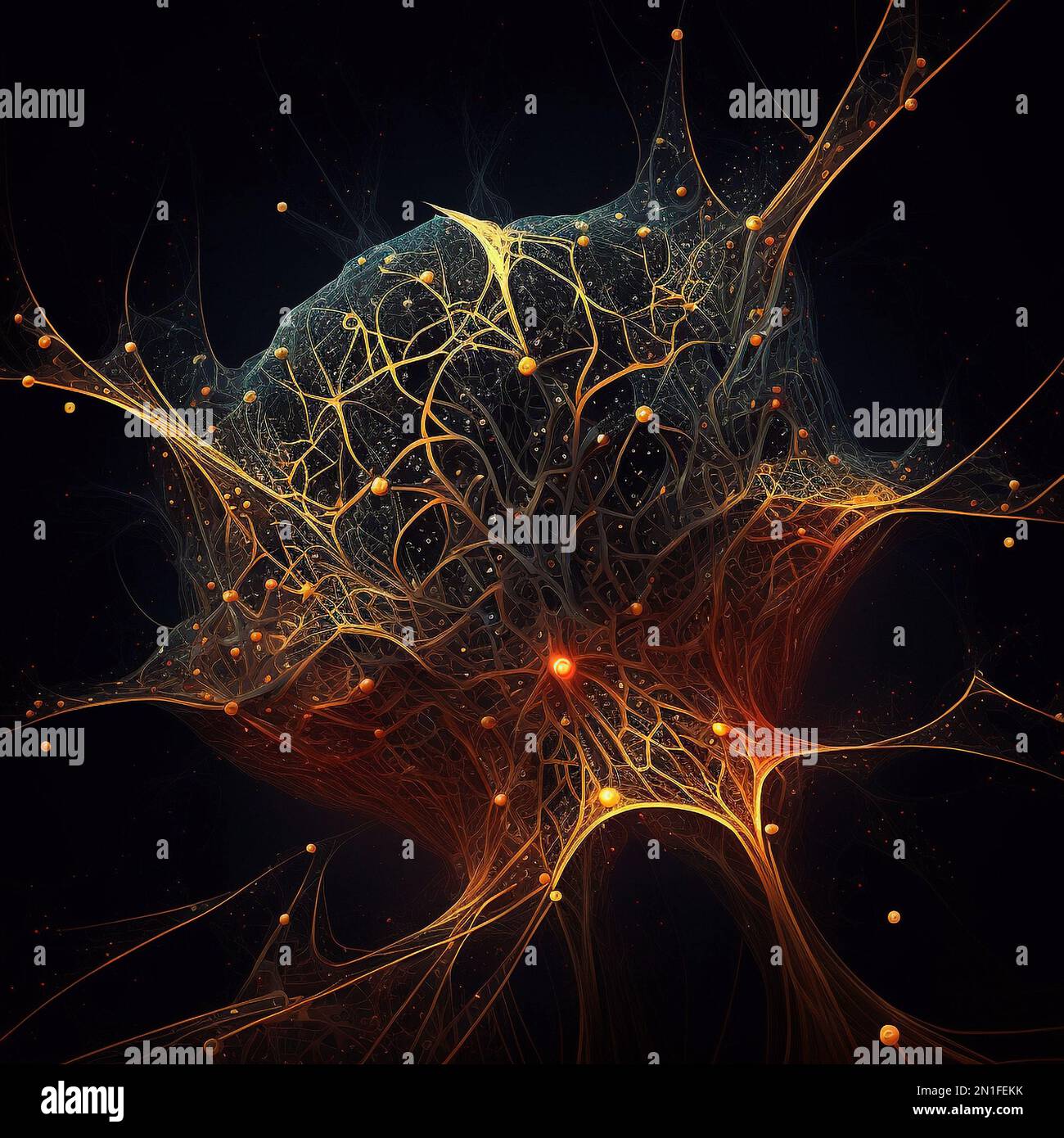 Neural networks 3d rendering hi-res stock photography and images - Alamy