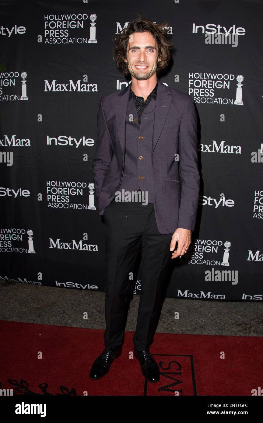 Tyson Ritter attends The Hollywood Foreign Press Association (HFPA) and ...