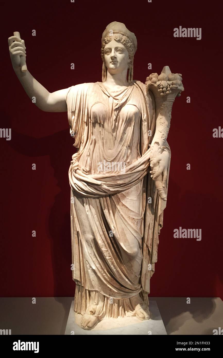 statue of Livia Drusilla Altes Museum in Berlin Stock Photo