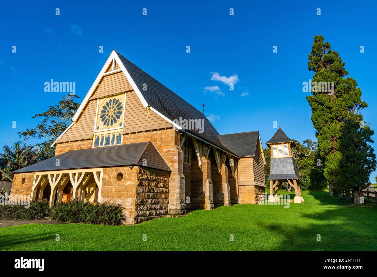 St. Barnabas Chapel, Norfolk Island, Australia, Pacific Stock Photo Alamy