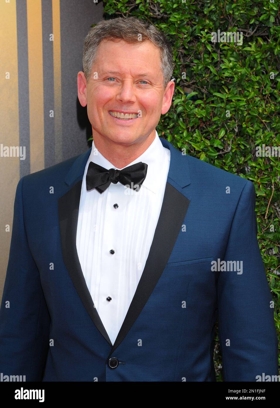 Clay Newbill arrives at the Television Academy's Creative Arts Emmy Awards at Microsoft Theater