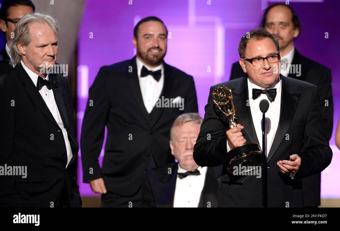 EXCLUSIVE The team from “Houdini” accepts the award for outstanding
