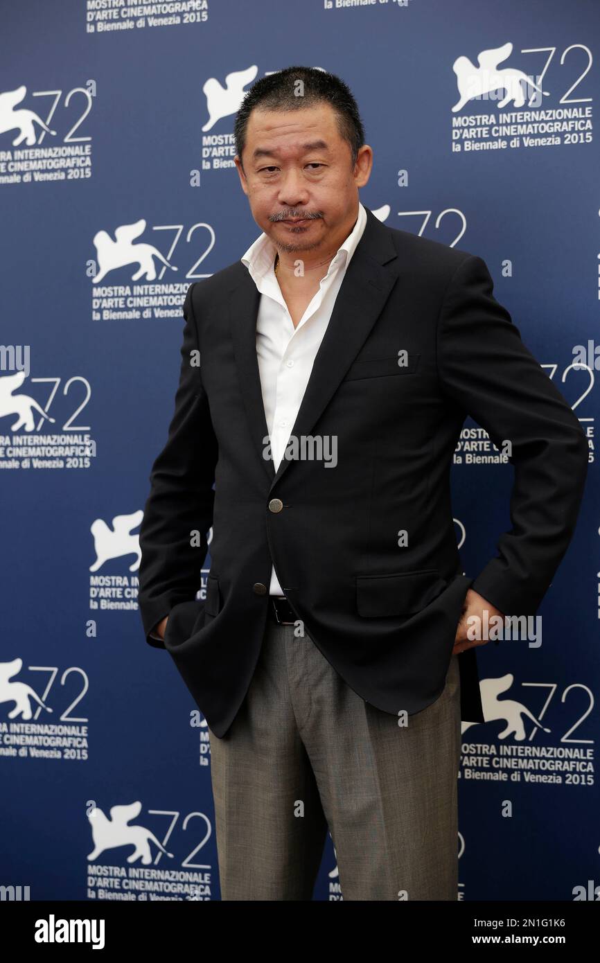 Actor Liu Hua poses during the photo call for the movie Lao Pao Er (Mr ...