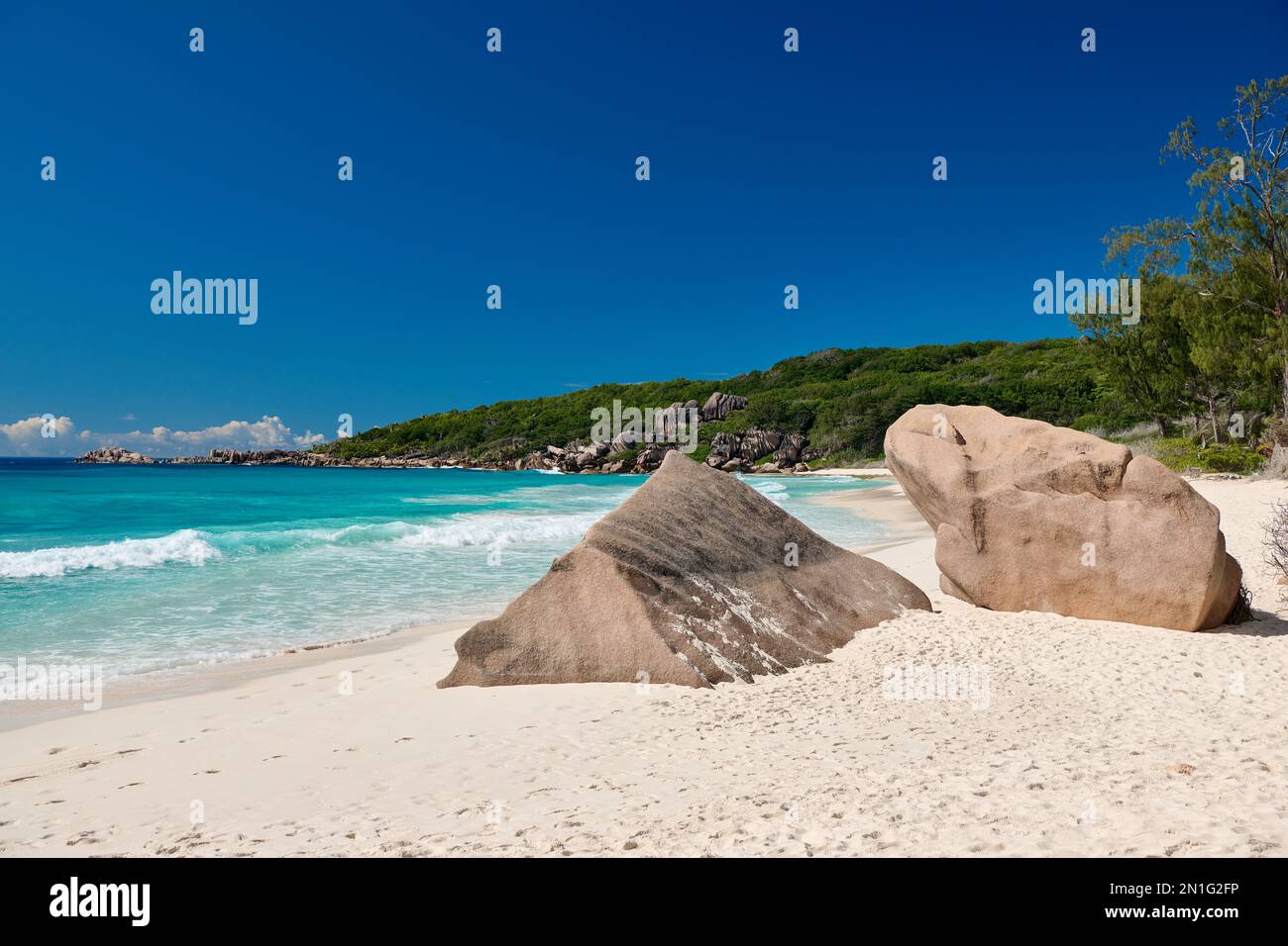 Grand Anse, La Digue, Seychelles Stock Photo Alamy