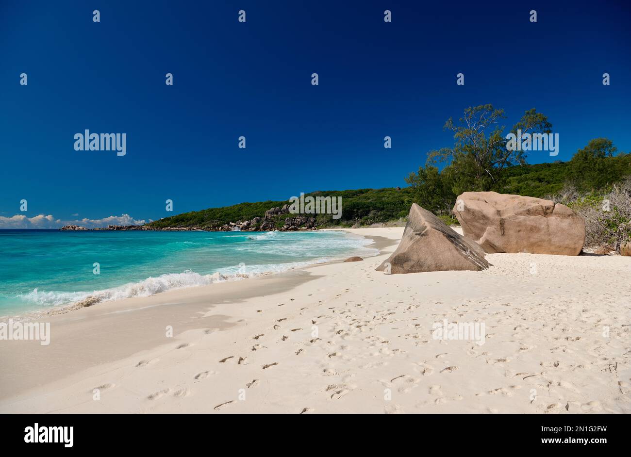 Grand Anse, La Digue, Seychelles Stock Photo Alamy