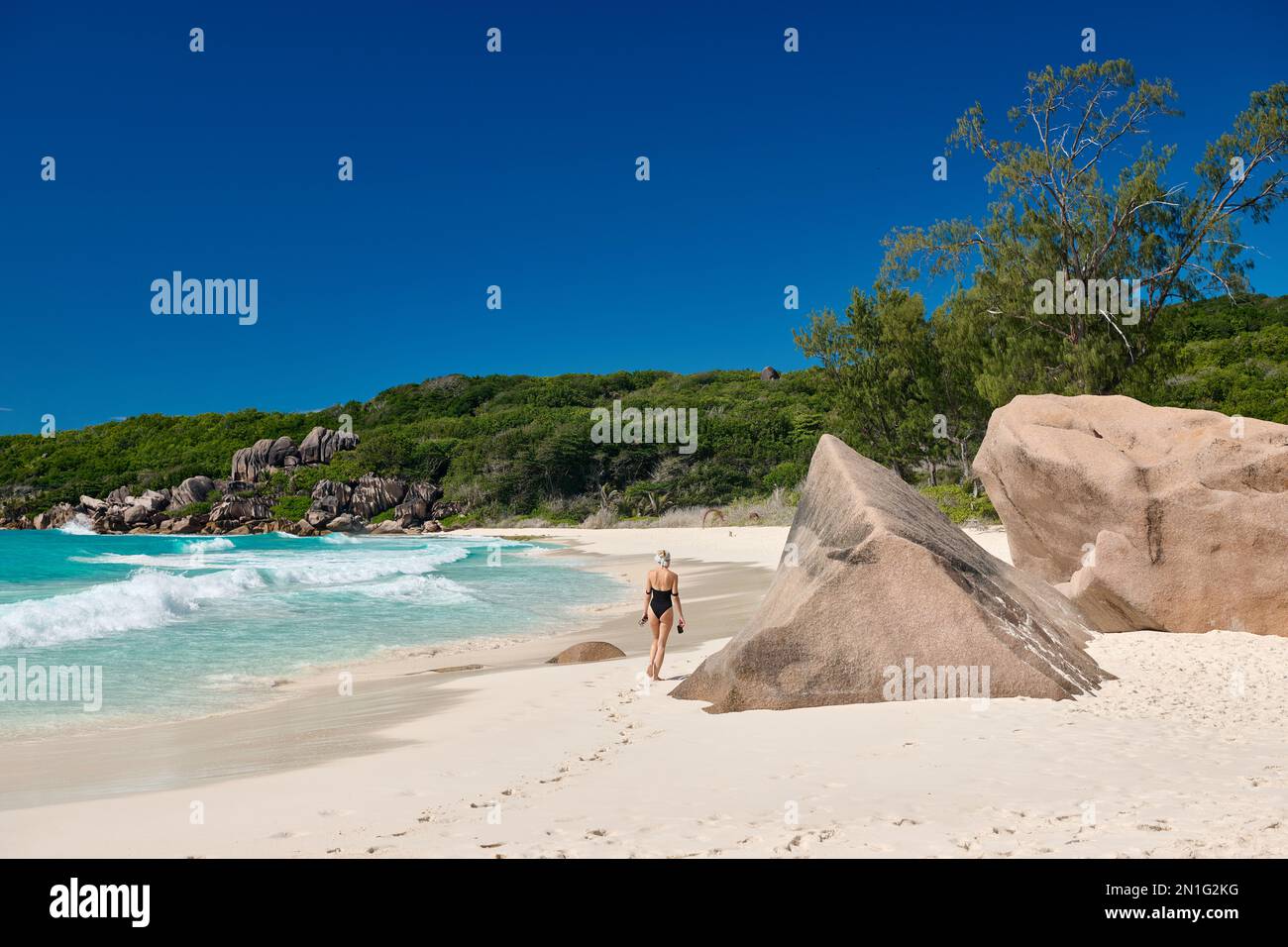 Grand Anse, La Digue, Seychelles Stock Photo Alamy