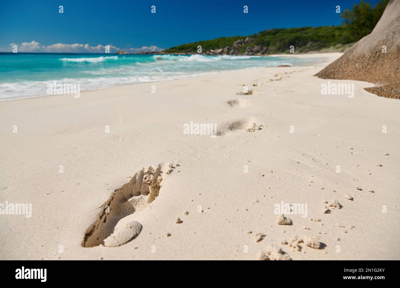 Grand Anse, La Digue, Seychelles Stock Photo Alamy
