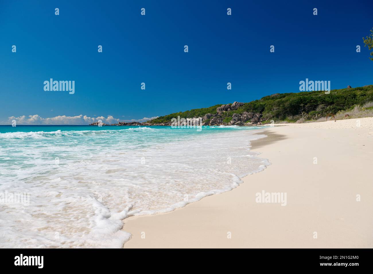 Grand Anse, La Digue, Seychelles Stock Photo