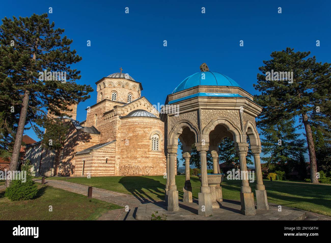 Zica Orthodox Monastery near Kraljevo, Serbia, Europe Stock Photo