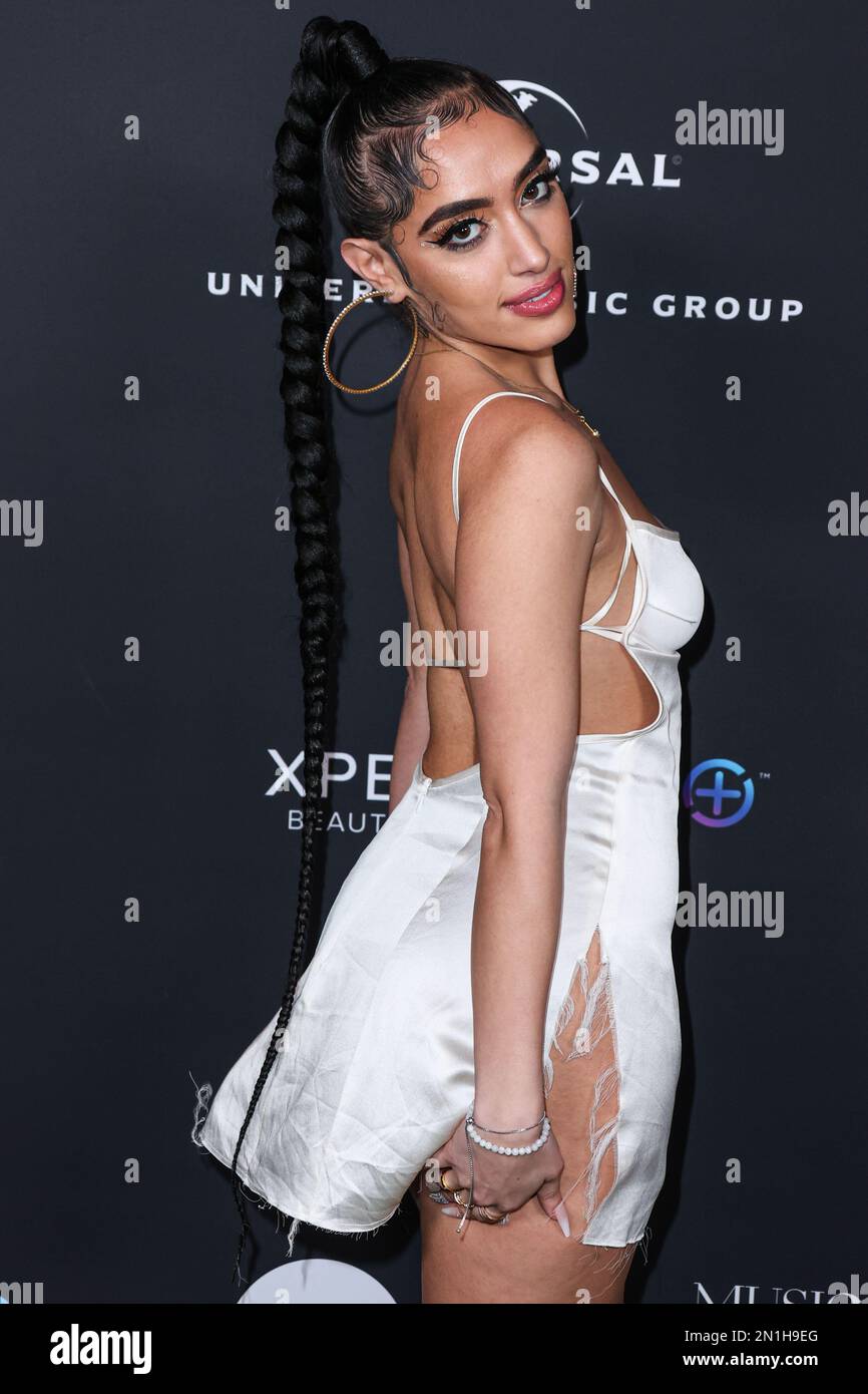 Inas Rapper LOS ANGELES, CALIFORNIA, USA - FEBRUARY 05: Inas X arrives at the ...