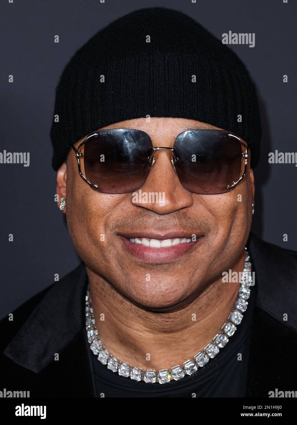 LOS ANGELES, CALIFORNIA, USA - FEBRUARY 05: American rapper, songwriter, record producer and actor LL Cool J arrives at the Universal Music Group 2023 65th GRAMMY Awards After Party held at Milk Studios Los Angeles on February 5, 2023 in Los Angeles, California, United States. (Photo by Xavier Collin/Image Press Agency) Stock Photo