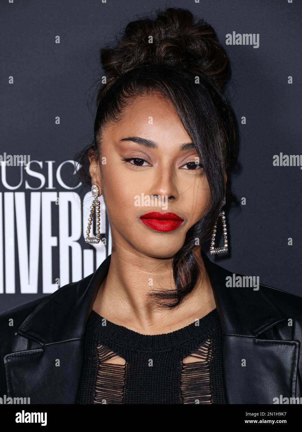 LOS ANGELES, CALIFORNIA, USA - FEBRUARY 05: Liyah Katana arrives at the Universal Music Group 2023 65th GRAMMY Awards After Party held at Milk Studios Los Angeles on February 5, 2023 in Los Angeles, California, United States. (Photo by Xavier Collin/Image Press Agency) Stock Photo