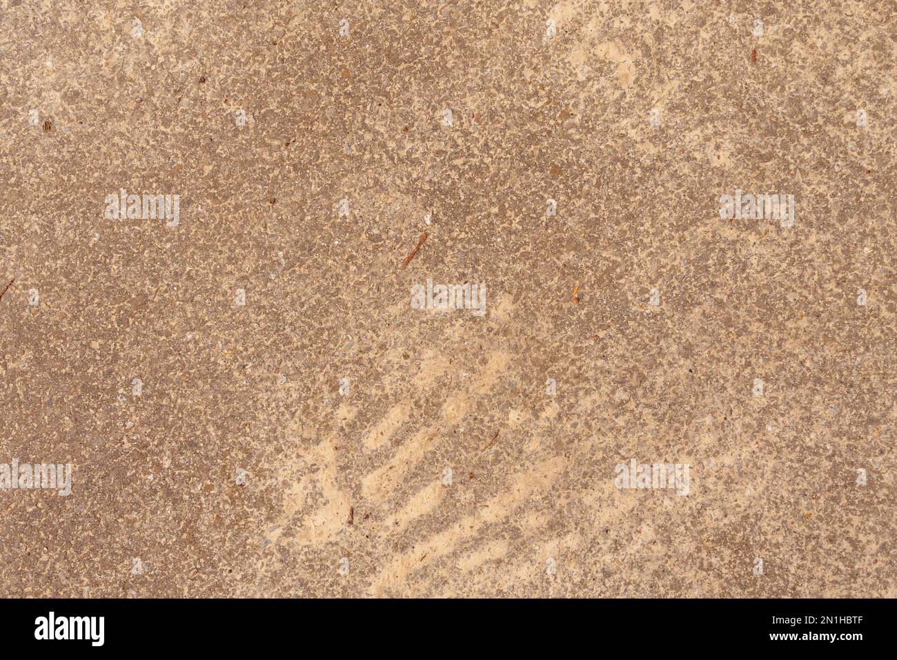 Brown wall background with dust and sand Stock Photo