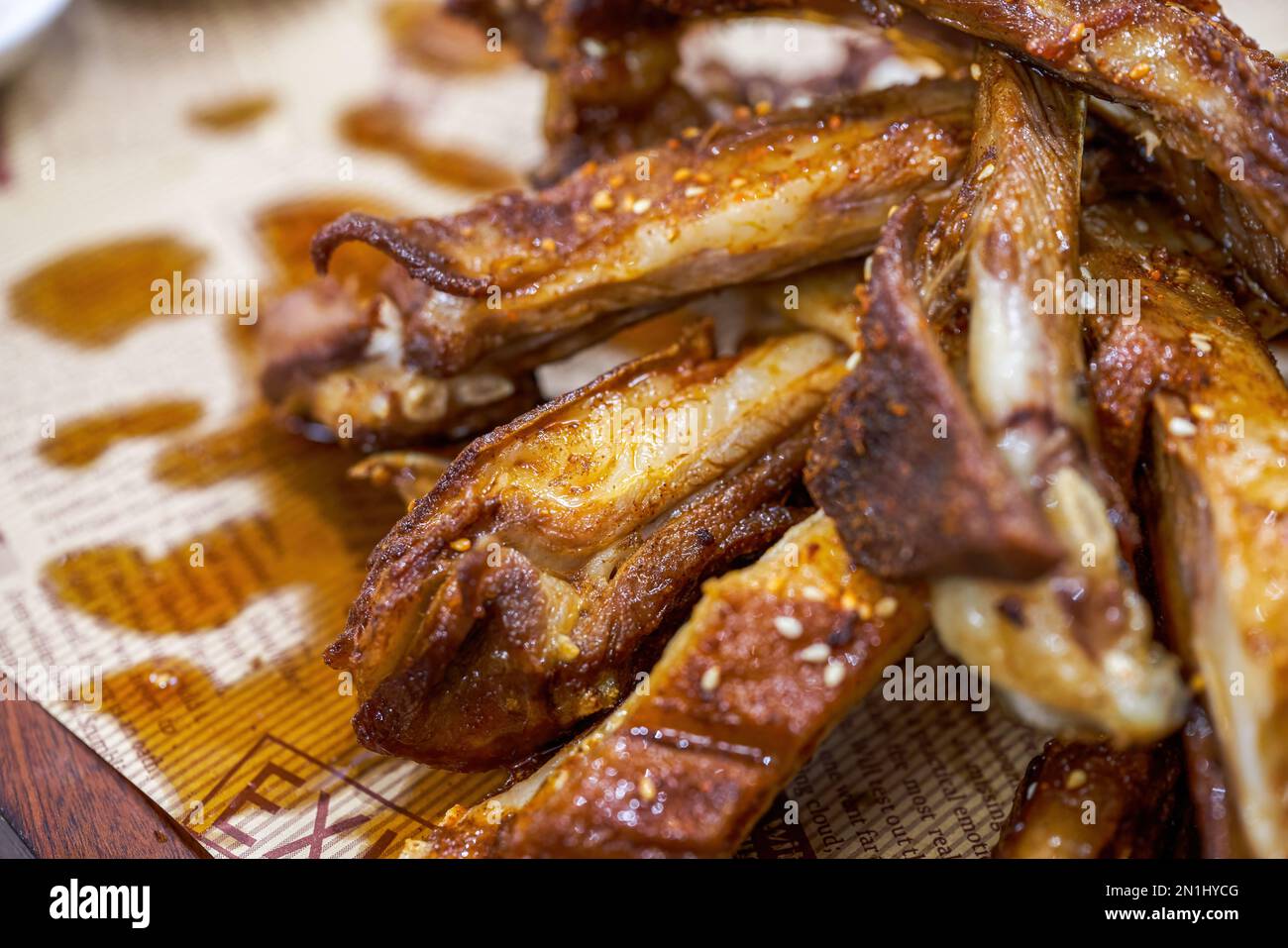 A crispy Xinjiang grilled lamb chops Stock Photo Alamy