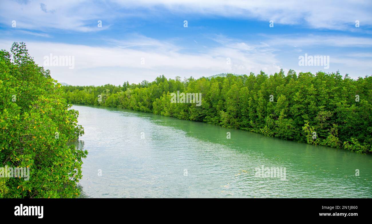 Beautiful Chumphon National Park landscape in Thailand Stock Photo