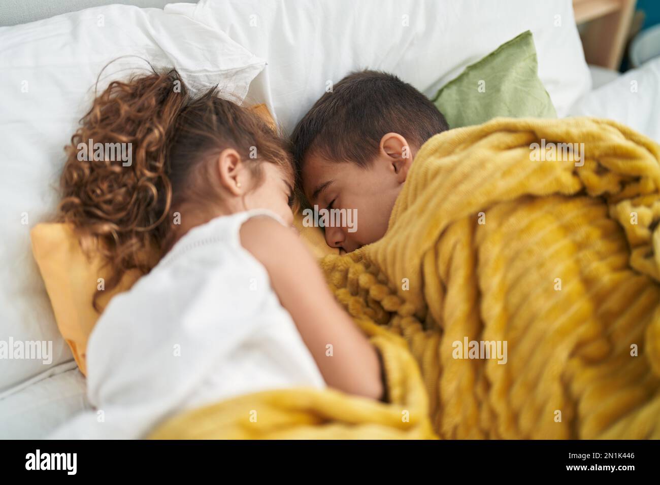 Sister Brother Share Bednull