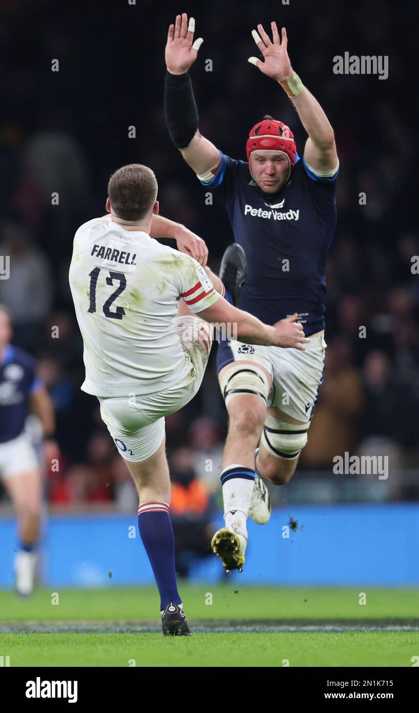 Grant Gilhurst of Scotland during the Guinness Six Nations Calcutta Cup match between England and Scotland at Twickenham Stadium in London, Britain, 0 Stock Photo