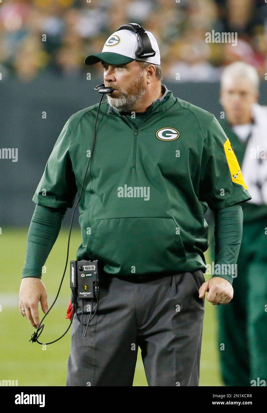 Green Bay Packers head coach Mike McCarthy during the second half of an NFL football game