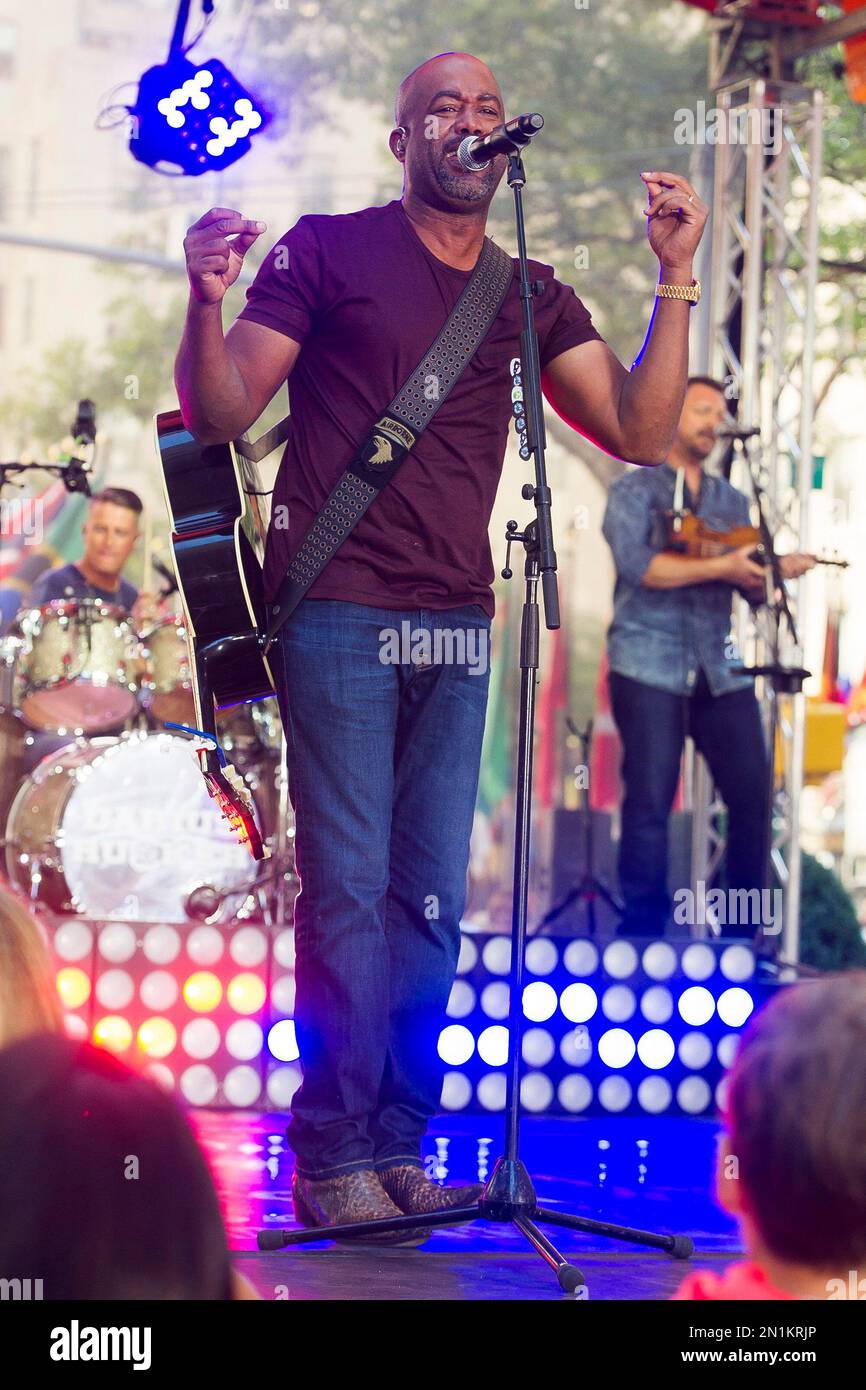 Darius Rucker performs on NBC's 
