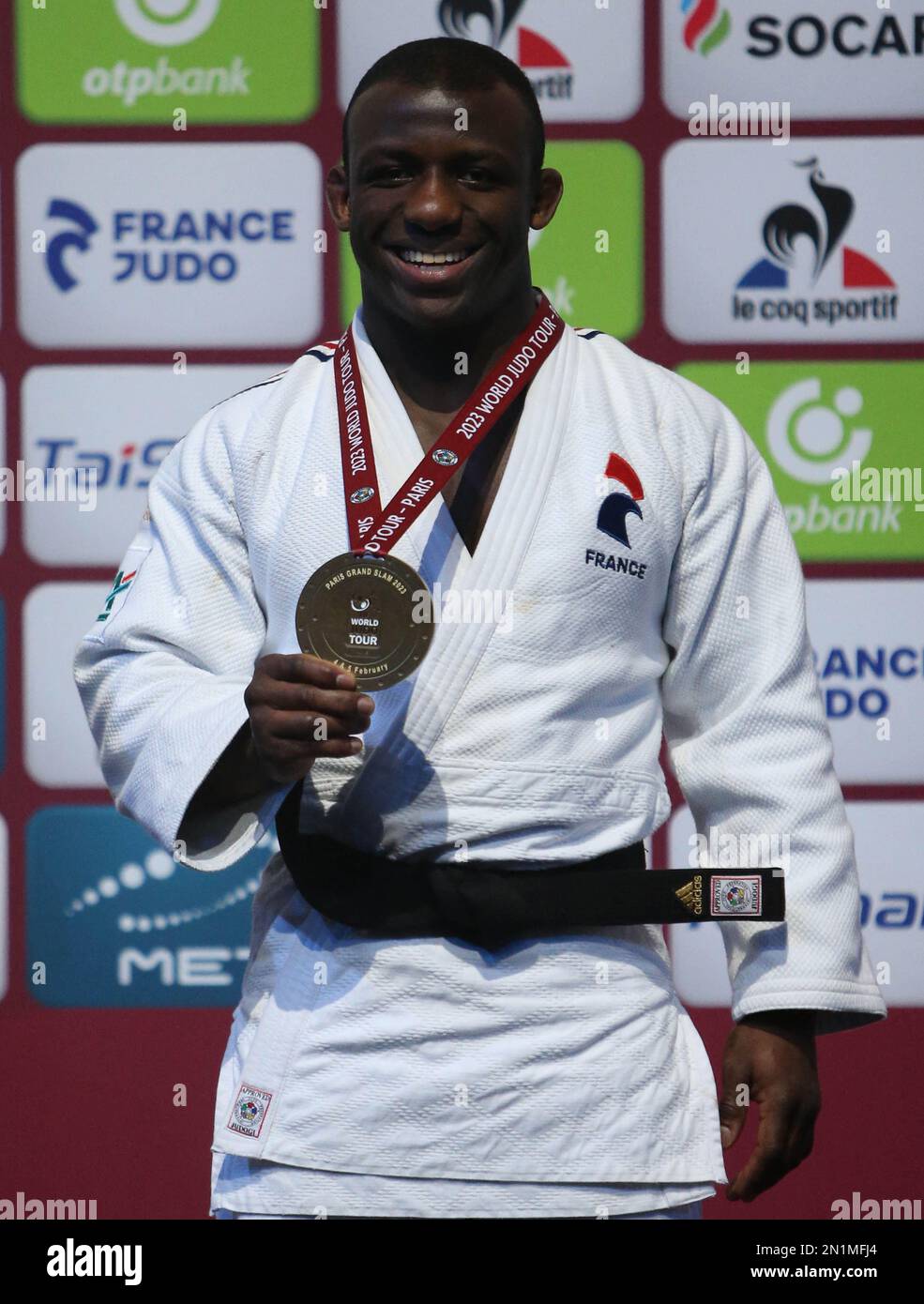 Alpha Oumar Diallo of France during the Judo Paris Grand Slam 2023 on February 5, 2023 at Accor