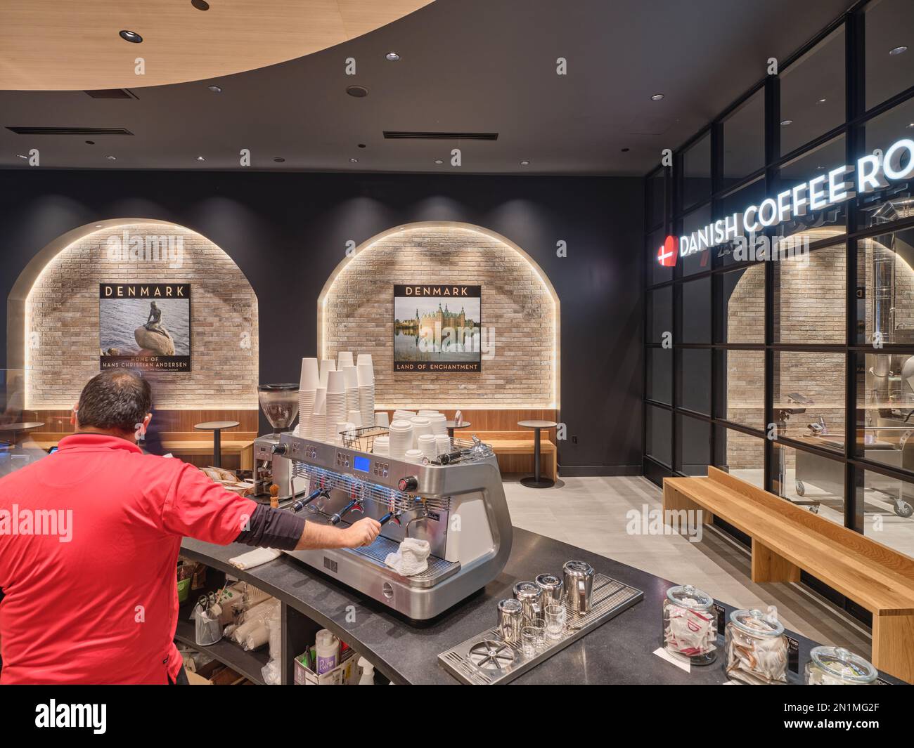 Danish Pastry and coffee shop Yorkdale Mall Stock Photo Alamy