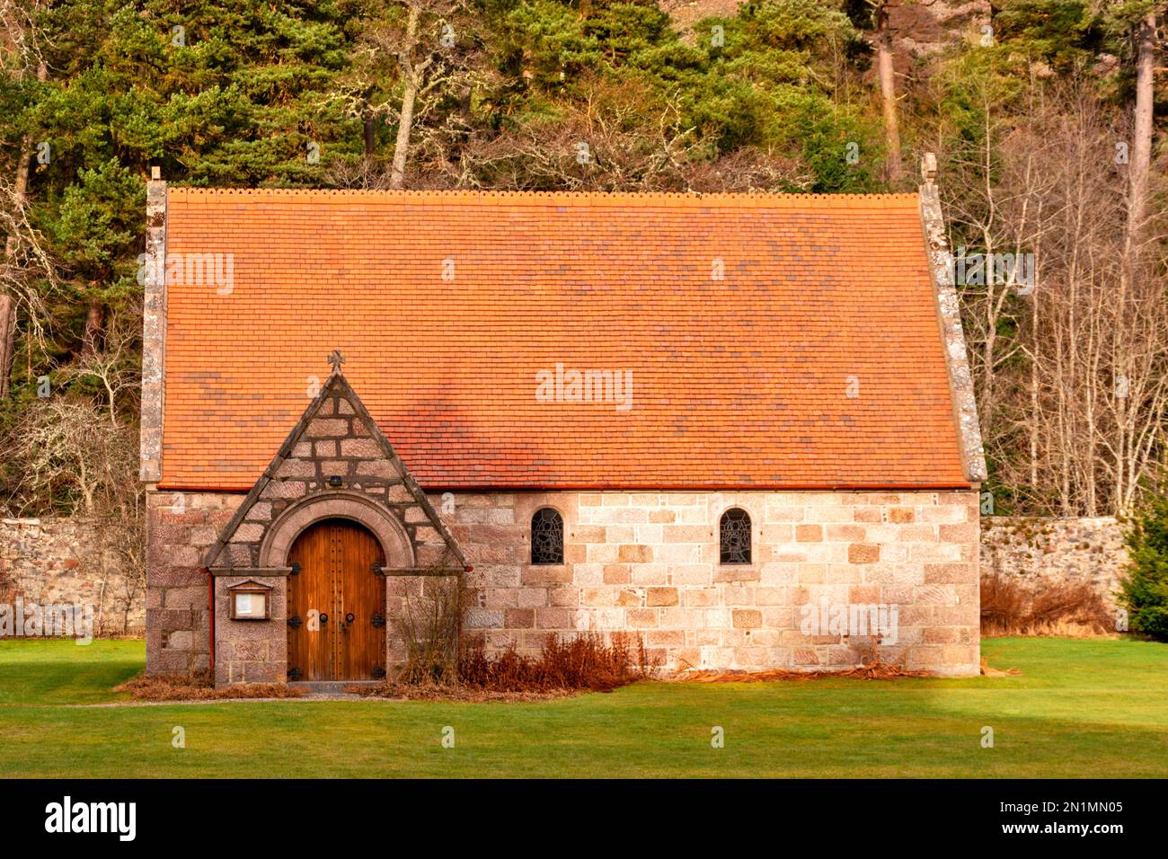 Braemar Aberdeenshire Scotland Mar Lodge Estate St Ninian's Chapel