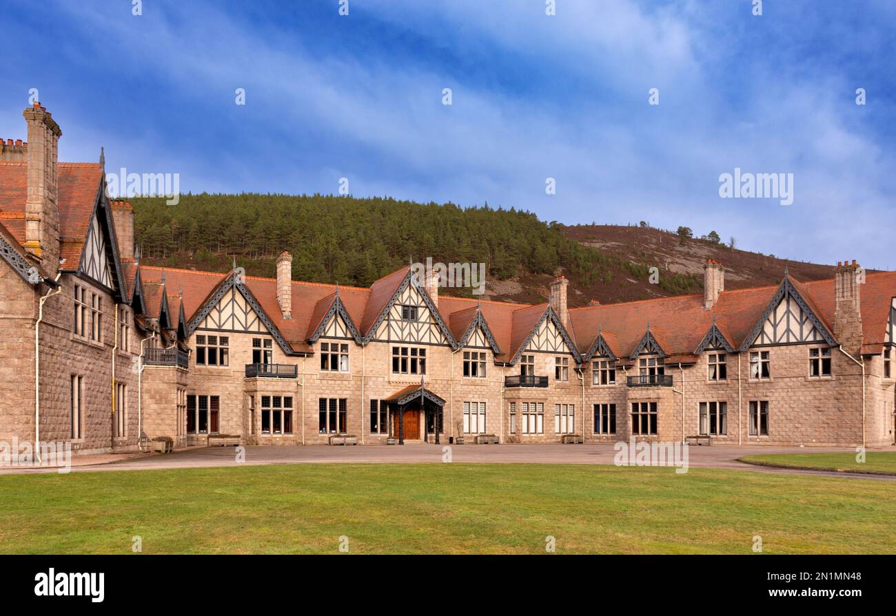 Braemar Aberdeenshire Scotland Mar Lodge Estate the exterior of main