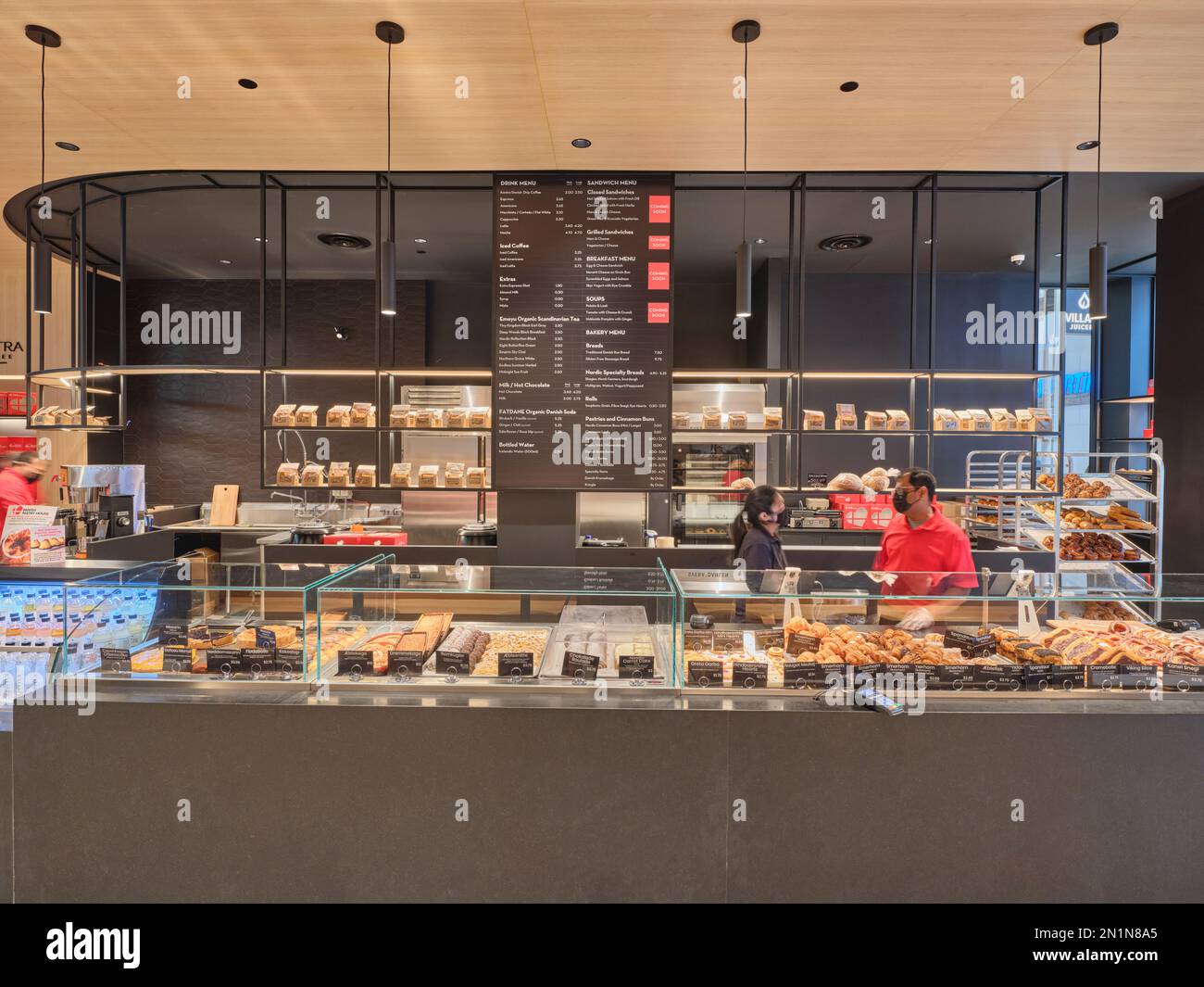 Danish Pastry and coffee shop Yorkdale Mall Stock Photo Alamy