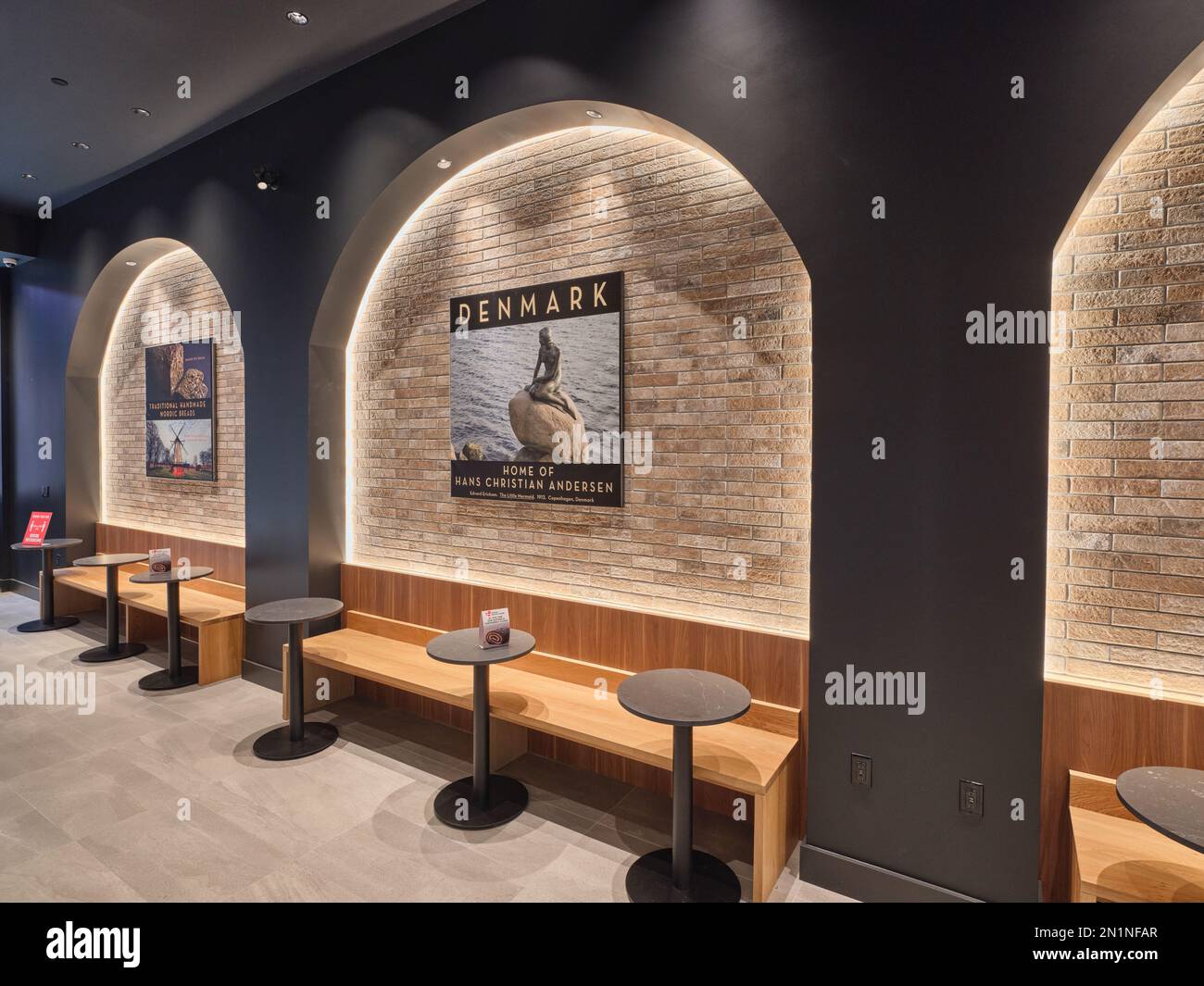 Danish Pastry and coffee shop Yorkdale Mall Stock Photo Alamy