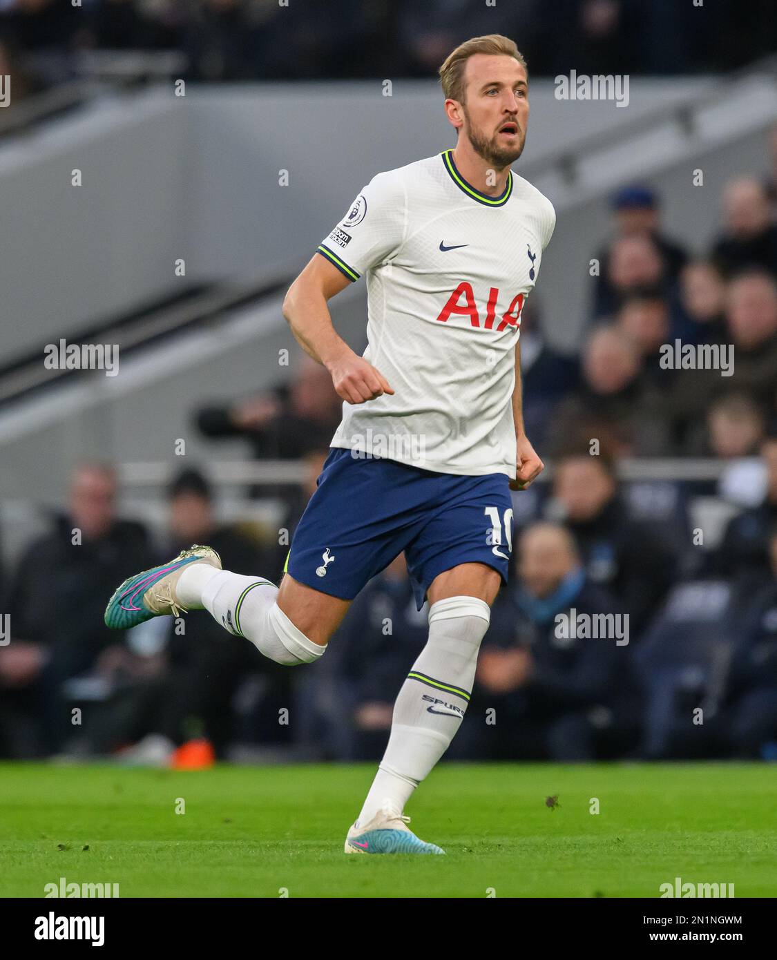 05 Feb 2023 - Tottenham Hotspur v Manchester City - Premier League - Tottenham Hotspur Stadium  Tottenham's Harry Kane during the Premier League match against Manchester City. Picture : Mark Pain / Alamy Live News Stock Photo