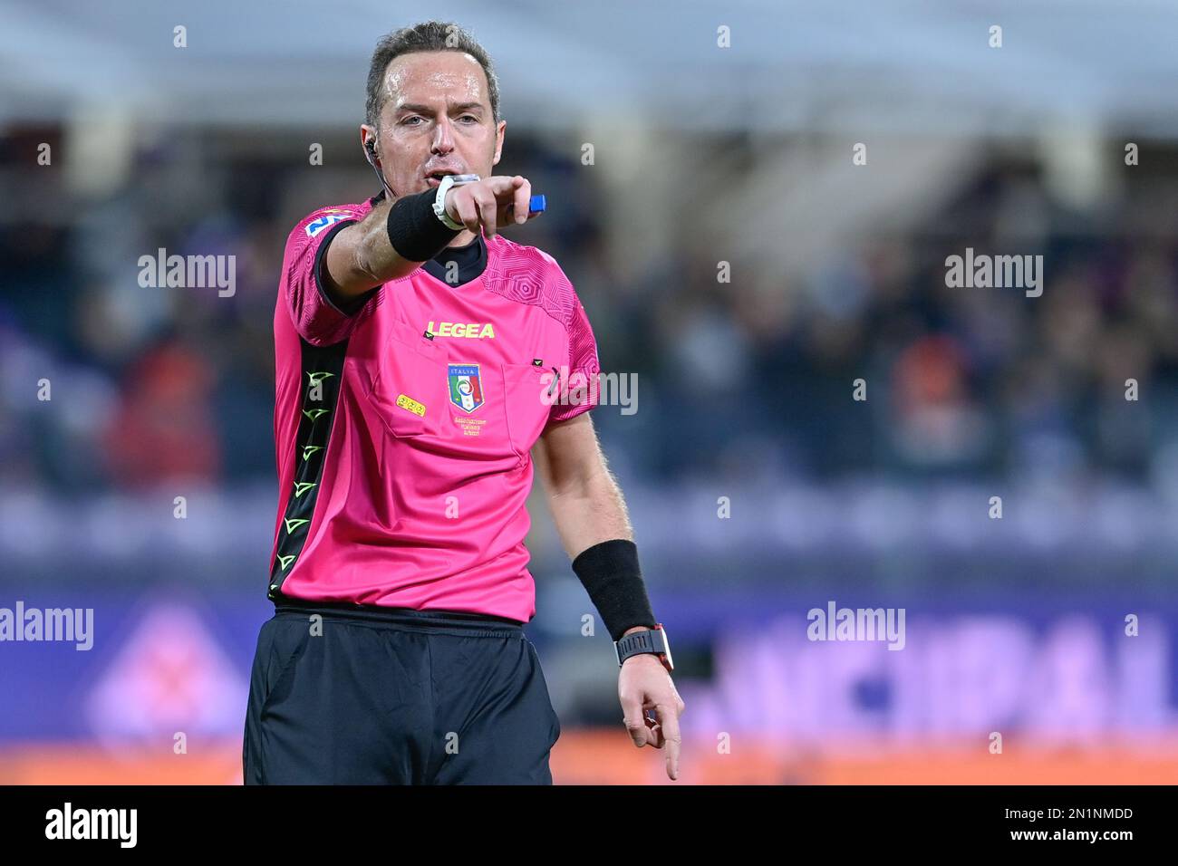 Florence, Italy. 05th Feb, 2023. Luka Jovic (ACF Fiorentina) shows