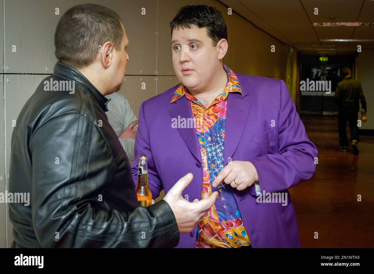 Shaun Ryder photographed with Peter Kay during his iconic 2005 Comic