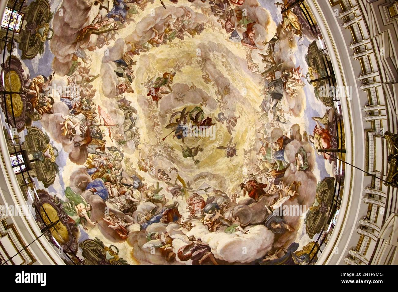 Real basilica de la virgen de los desamparados hires stock photography