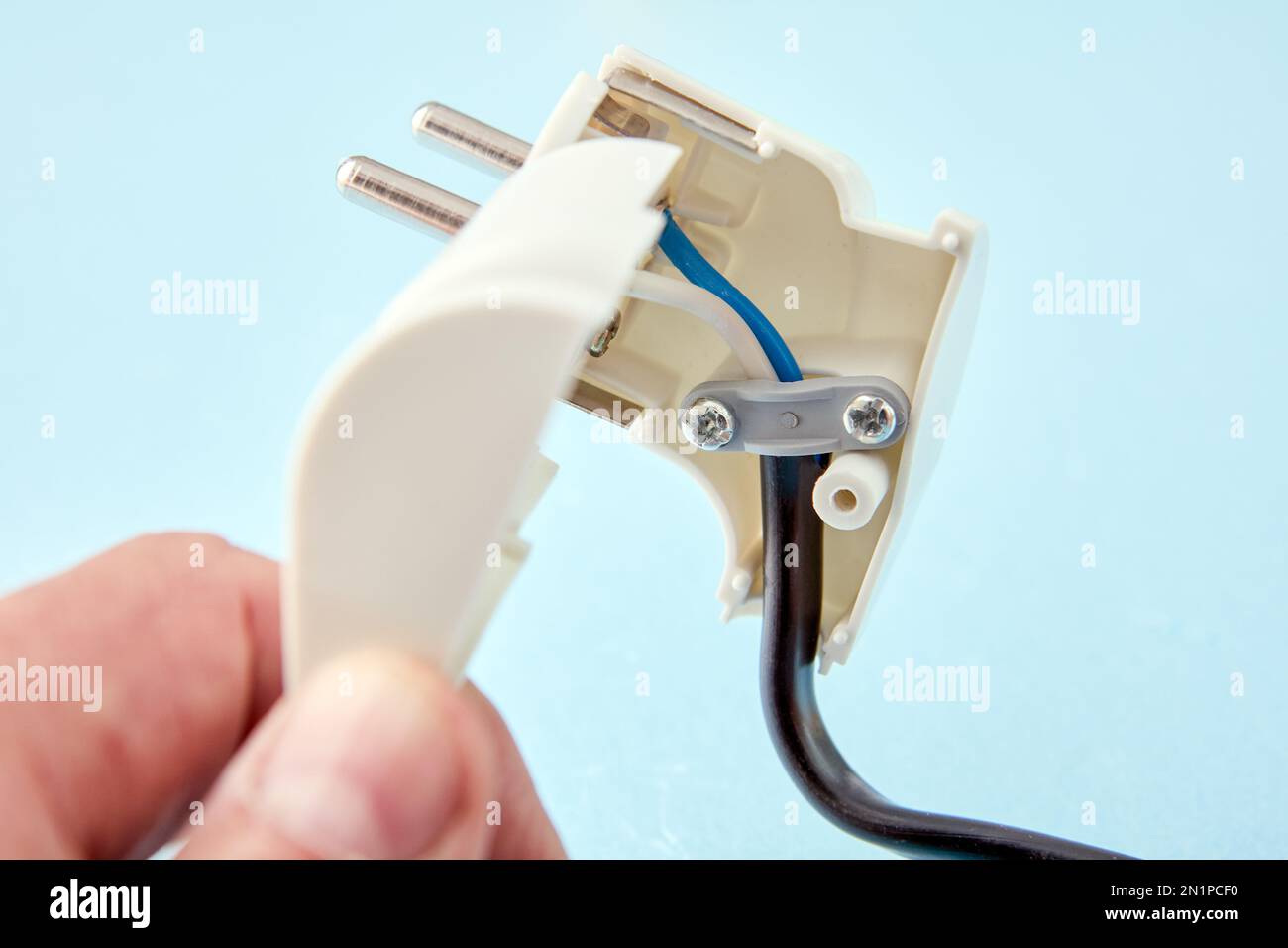 Electric plug disassembled hi-res stock photography and images - Alamy
