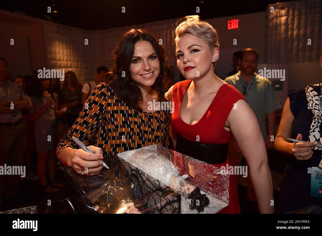 IMAGE DISTRIBUTED FOR DISNEY STORE Lana Parrilla and Ginnifer Goodwin