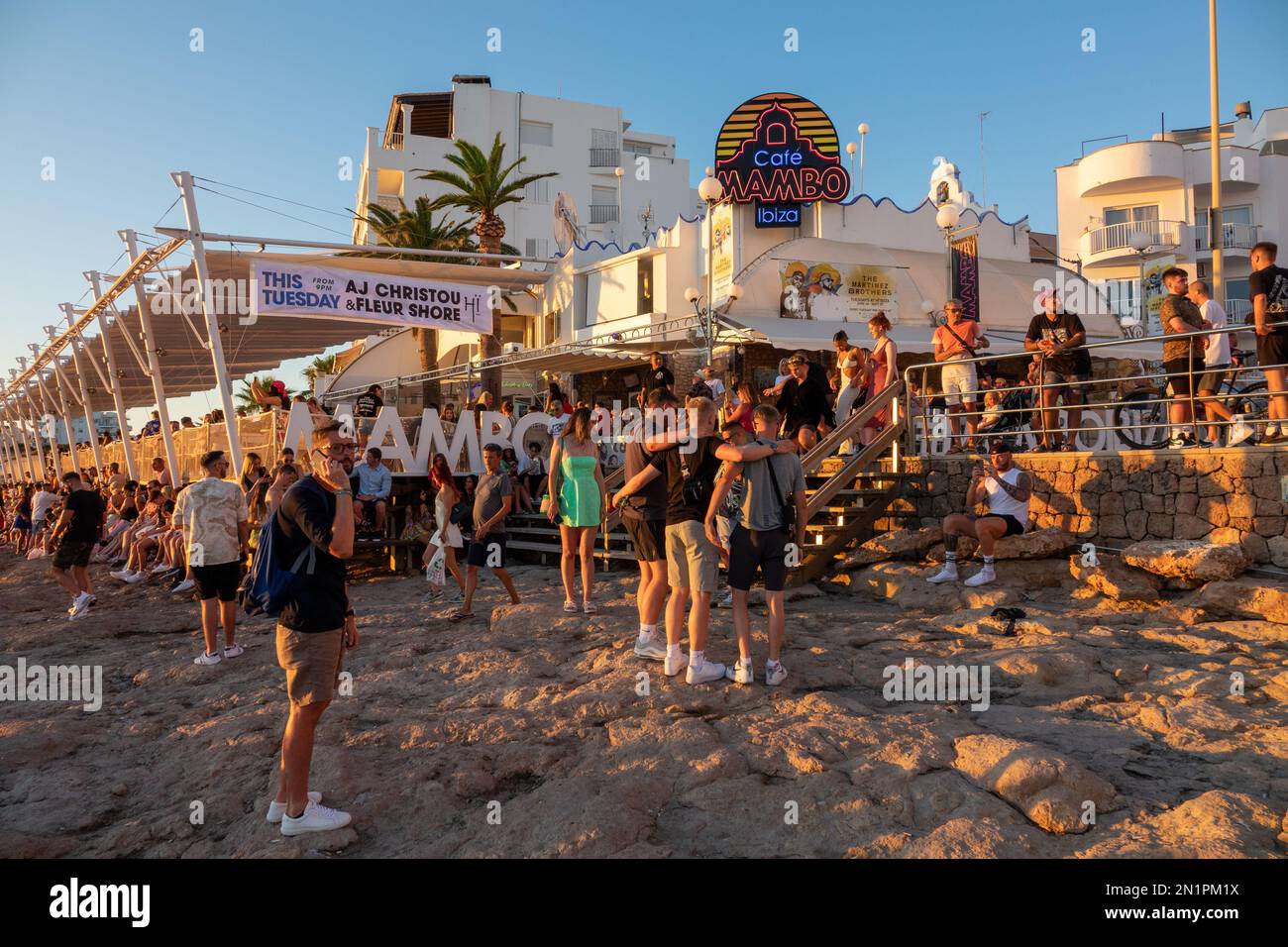 Picture Shows Ibiza s World renowned Sunset Strip In San Antonio Packed Picture Shows Ibiza s World renowned Sunset Strip In San Antonio Packed