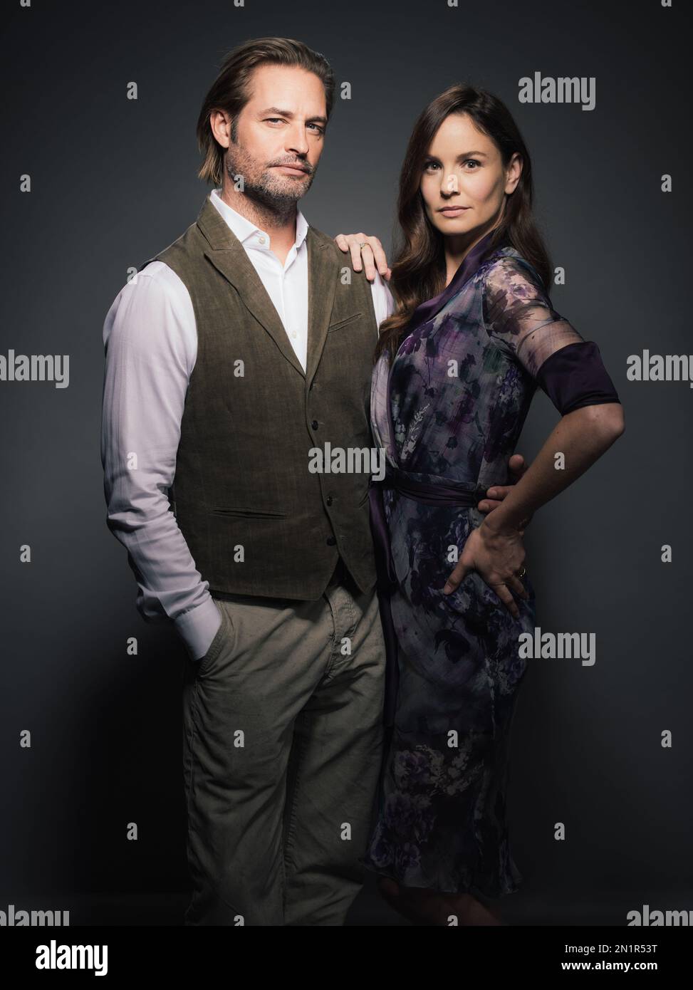 Josh Holloway, Left, And Sarah Wayne Callies, Cast Members In USA ...