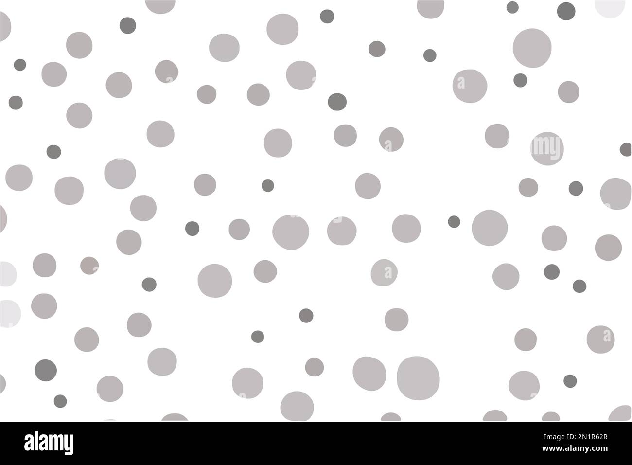 Gray Polka Dots Background. Seamless Pattern Stock Vector Image & Art ...