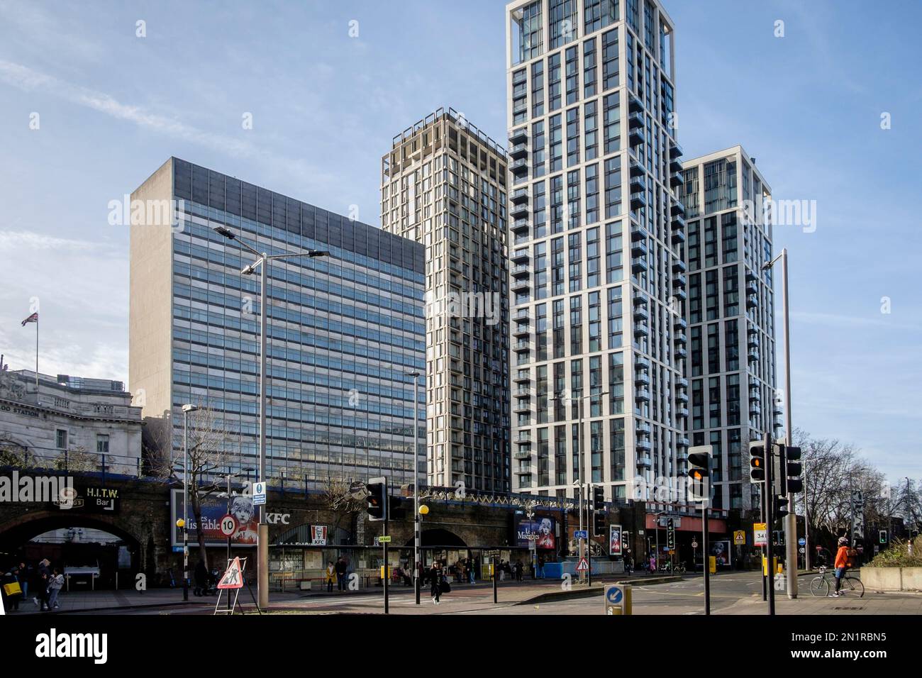 The Tower building a 1960s office building adjacent to Waterloo station