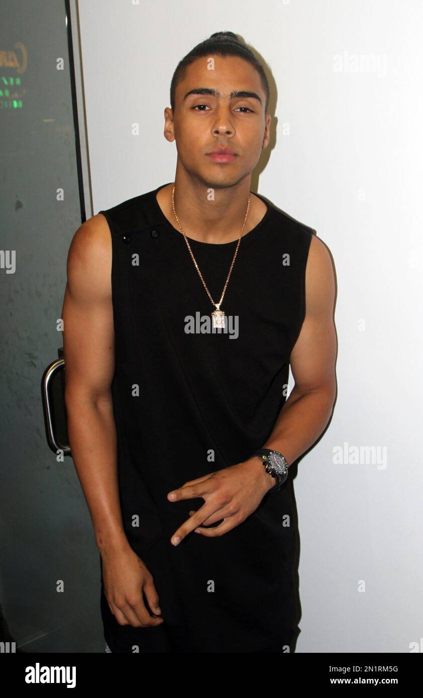 Actror Quincy Brown seen at Fila X Pink+Dolphin "Vintage Cage" Shoe Launch  at Pink+Dolphin Clothing on Friday, August 7, 2015, in Los Angeles, Calif.  (Photo by Arnold Turner/Invision/AP Stock Photo - Alamy