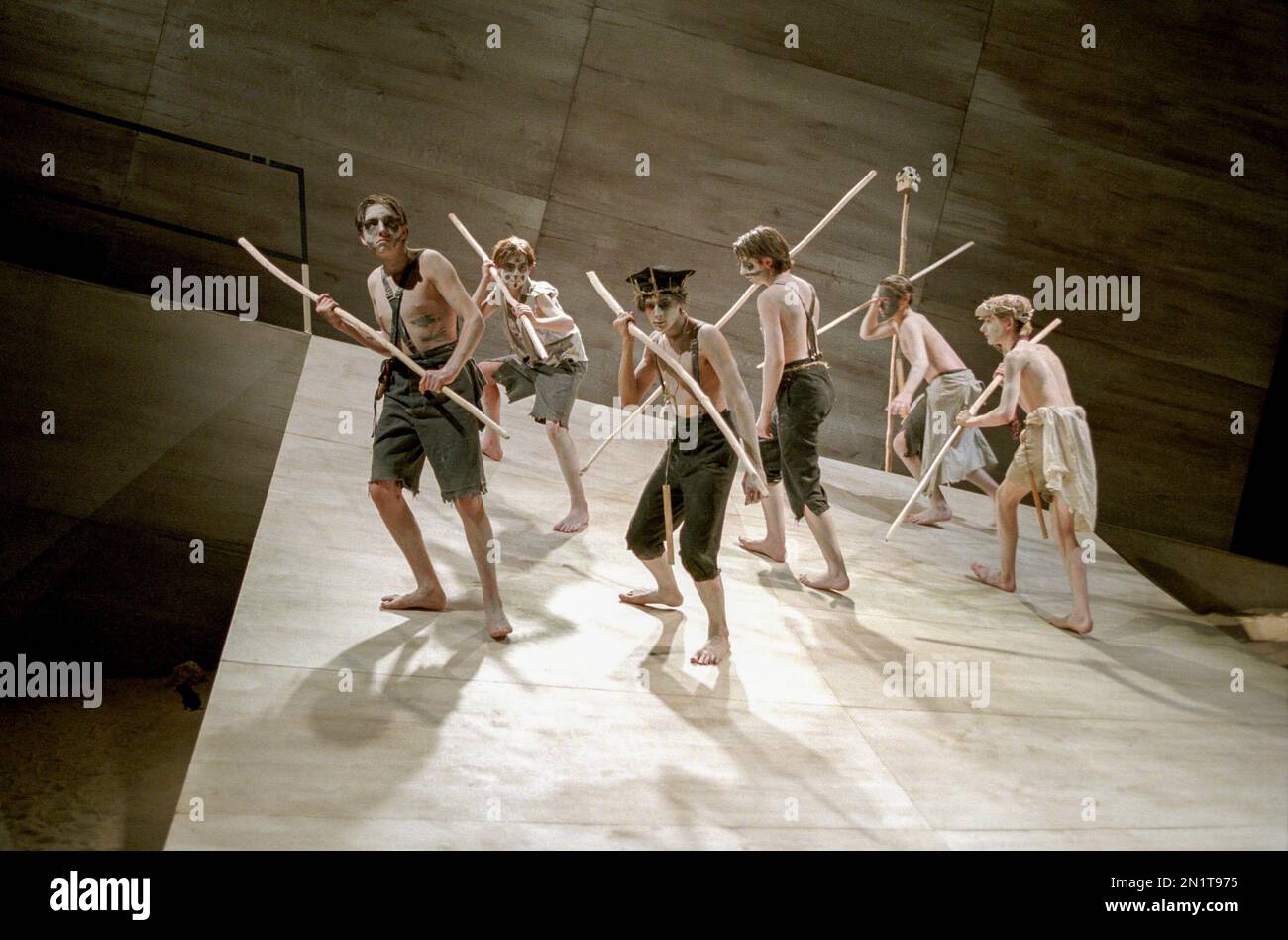 Thr Rsc centre: Daniel Brocklebank (Ralph) in LORD OF THE FLIES by William ...