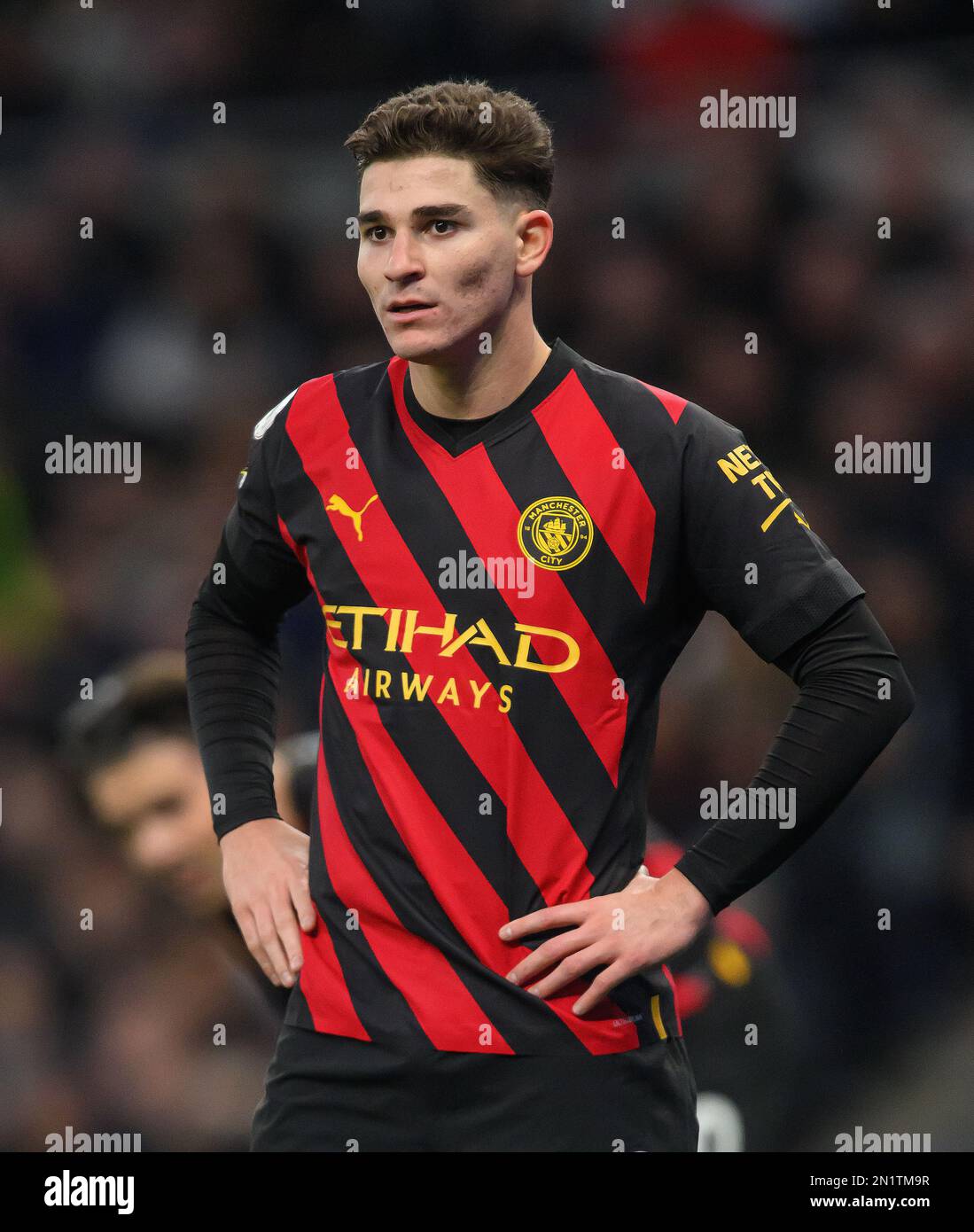 Julian alvarez manchester city 2023 hi-res stock photography and