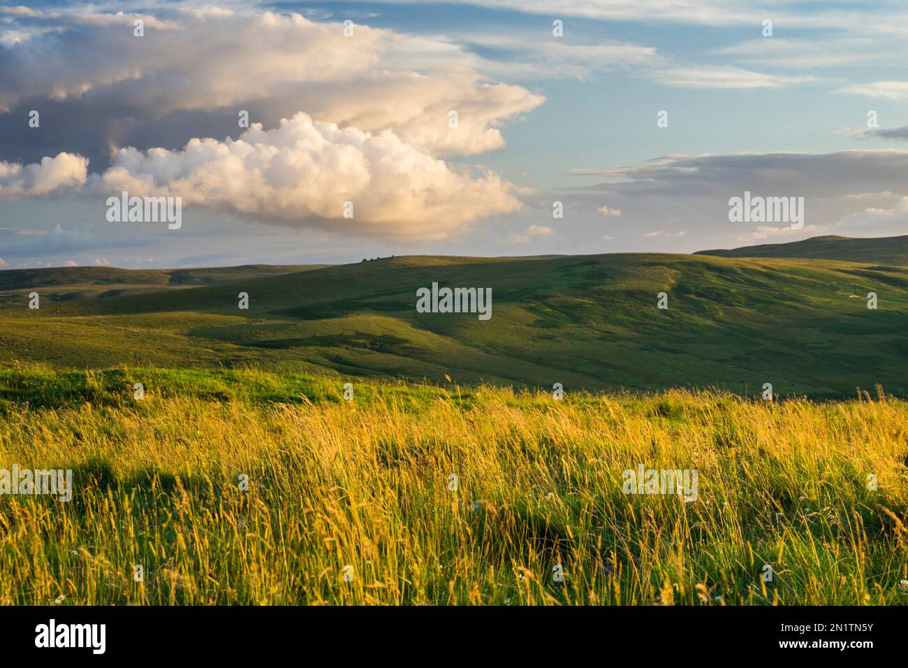 Green Side and Pass Peth, Northumberland National Park, England Stock Photo