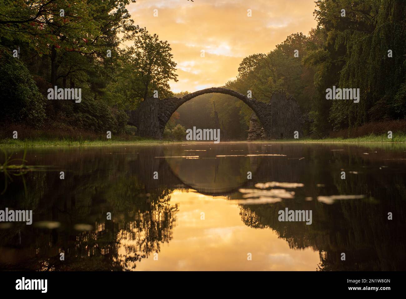 Devils Bridge In Kromlau Hi res Stock Photography And Images Alamy